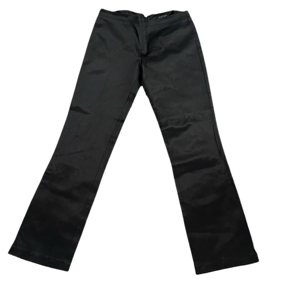 Maria Bianca Nero Black Luxe Straight Leg Pants | Size M